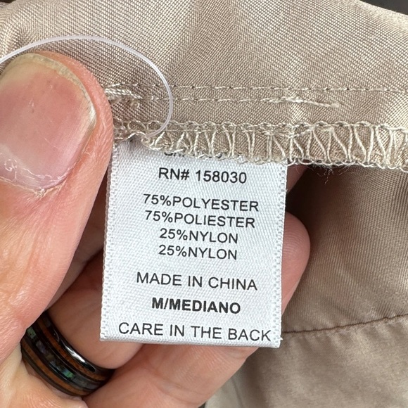 Love Tree Tan Double-Breasted Sleeveless Trench Coat - Picture 5 of 6